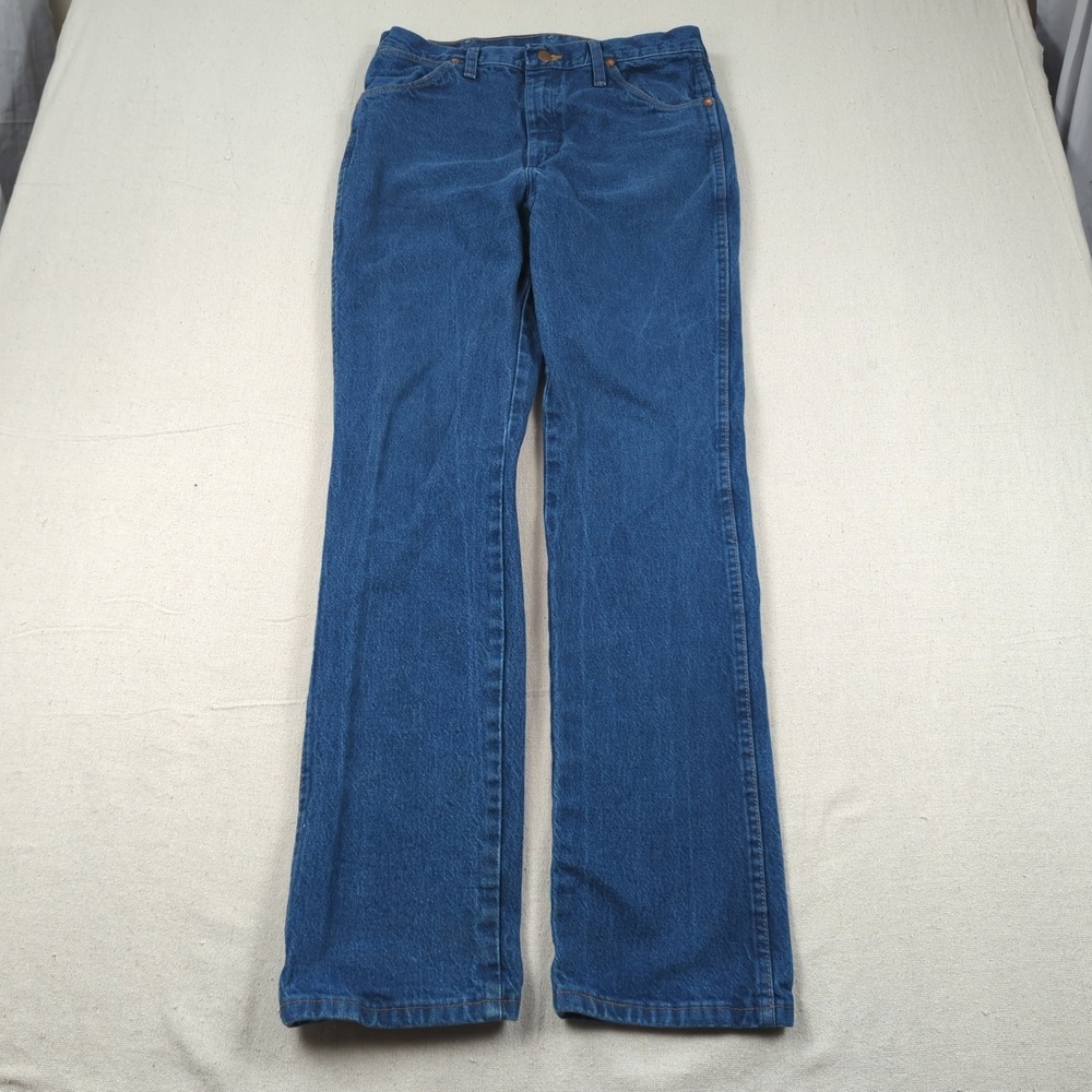 Wrangler Jeans Mens 32x34 Blue Cowboy Cut 936 Western Rancher Rodeo
